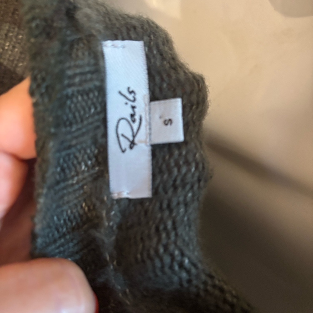 Rails Perci Wool Sweater in Jungle Camo Pullover in Green S - Picture 5 of 8